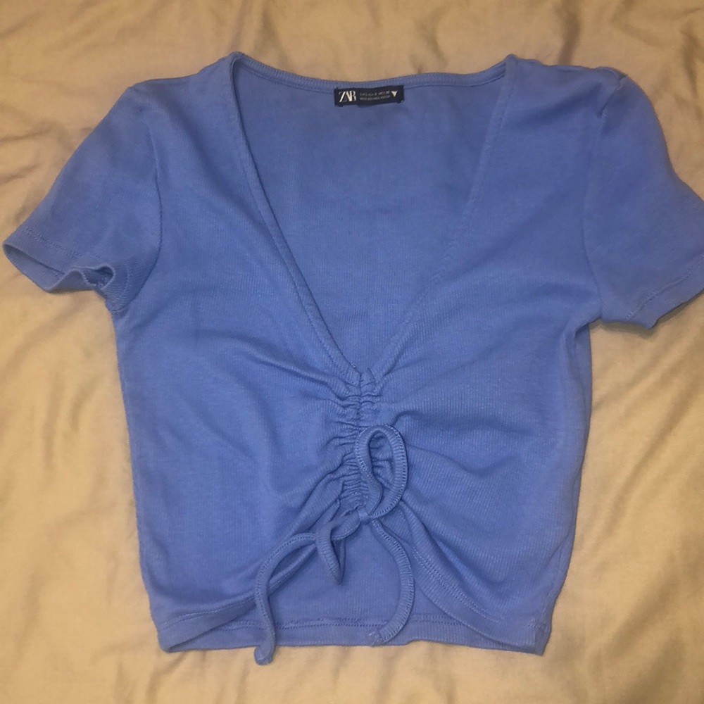 Ruched crop top